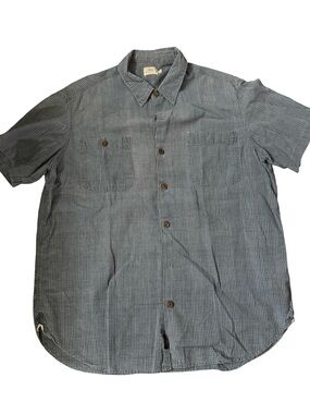 Faherty Short-Sleeve Button-Down Shirt - Light Blue Gingham